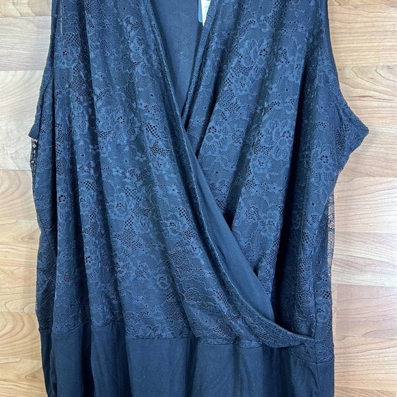 Torrid Size 4 Surplice Strappy Bodysuit in Lace Black - Picture 7 of 13